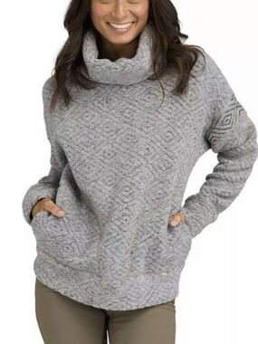 prAna • Crestland Wool Blend Turtleneck Sweater